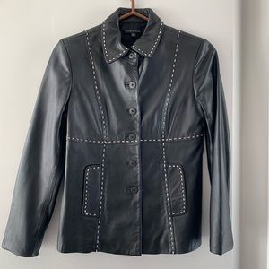David Meister Leather Jacket